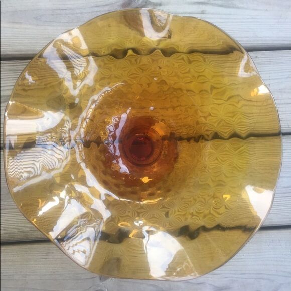 Viking glass Georgian capote bowl - Picture 2 of 8